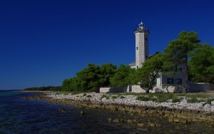 Insel Vir Leuchtturm